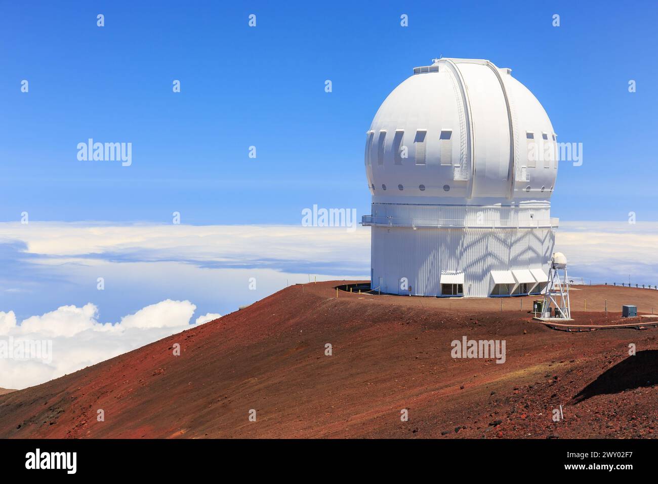Mauna Kea Observatory, Big Island, Hawaii Stock Photo