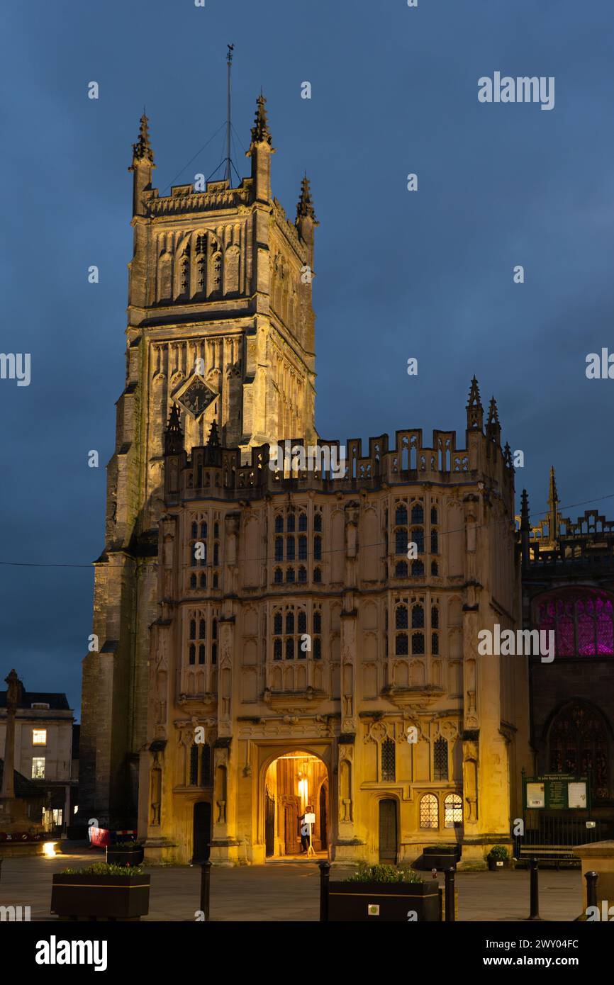 The Grade I listed Parish curch of St John the Baptist, Cirencester ...