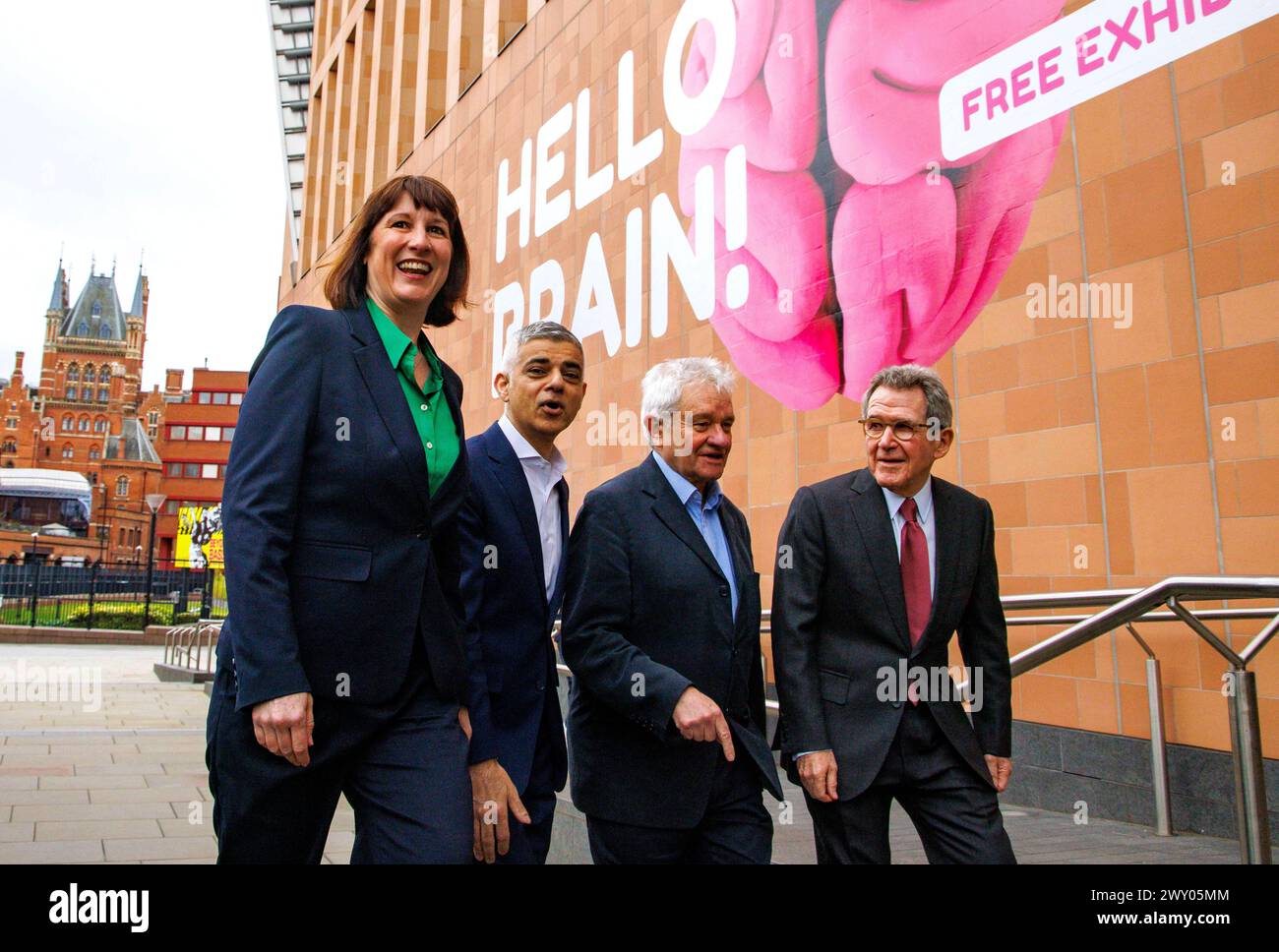 London UK 3rd Apr 2024 Rachel Reeves Arrives With Sadiq Khan And london-uk-3rd-apr-2024-rachel-reeves-arrives-with-sadiq-khan-and