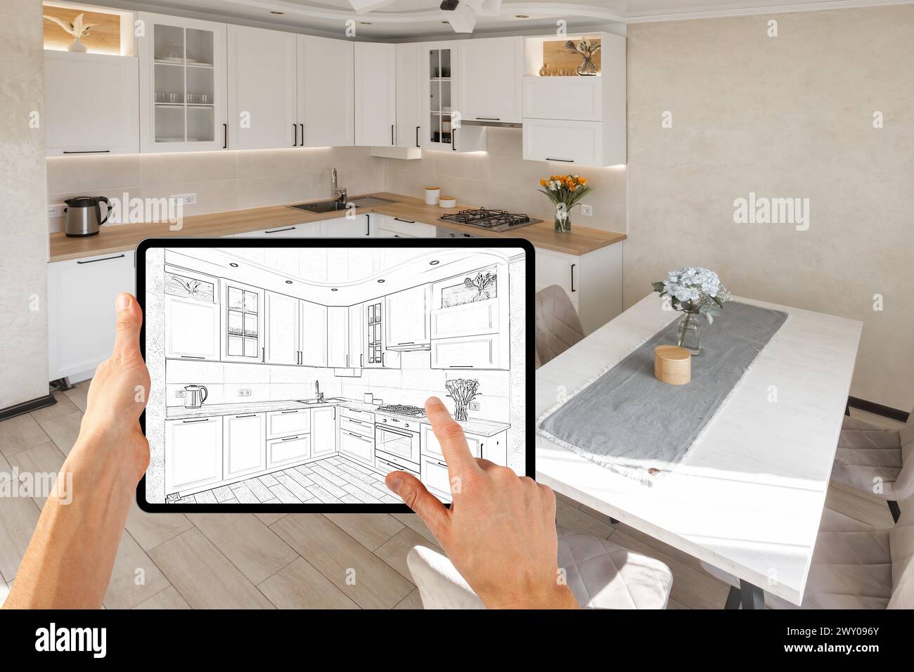 Tablet Workspace Layouts Tablet layout hi-res stock photography and images - Alamy