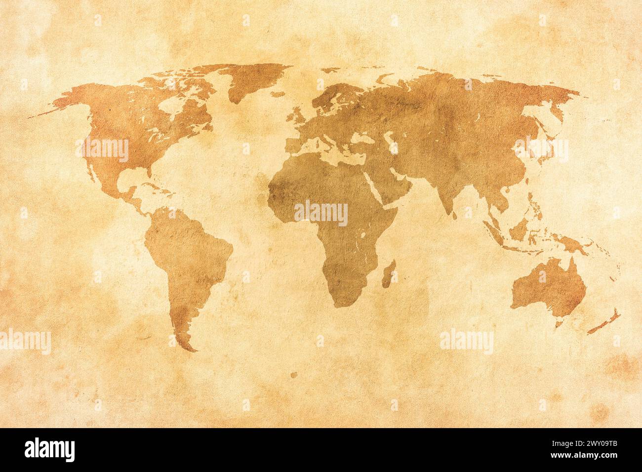 Old map of the world in grunge style. Perfect vintage background Stock ...