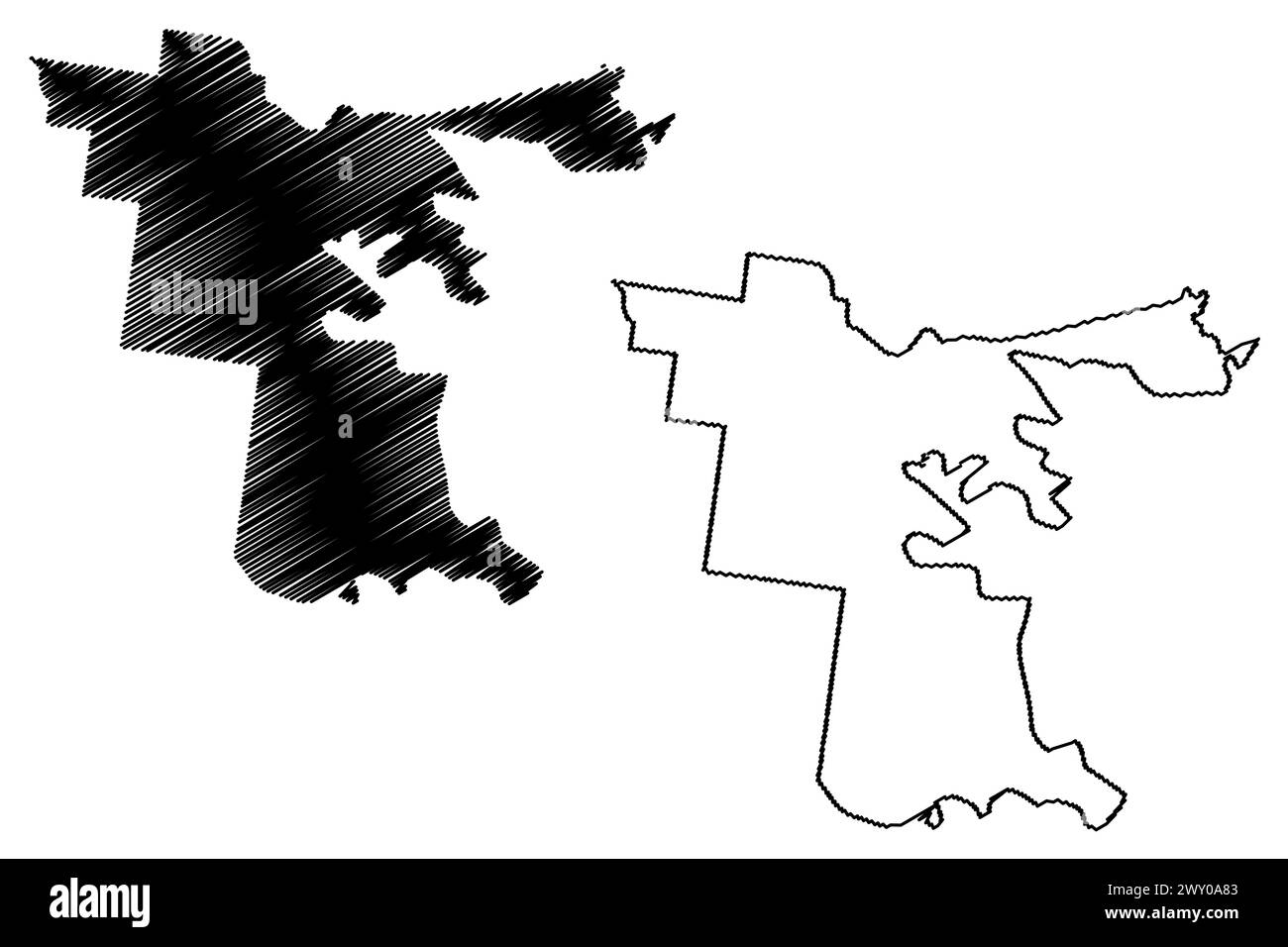 City of Yarra (Commonwealth of Australia, Victoria state, Vic) map