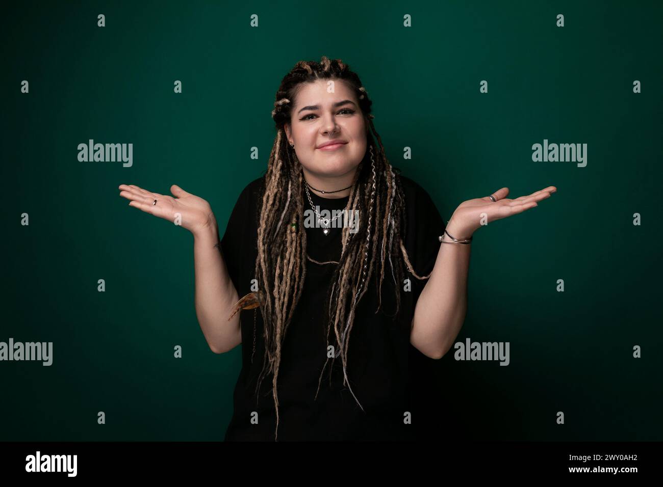 Focused african american woman dreadlocks hi-res stock photography and ...