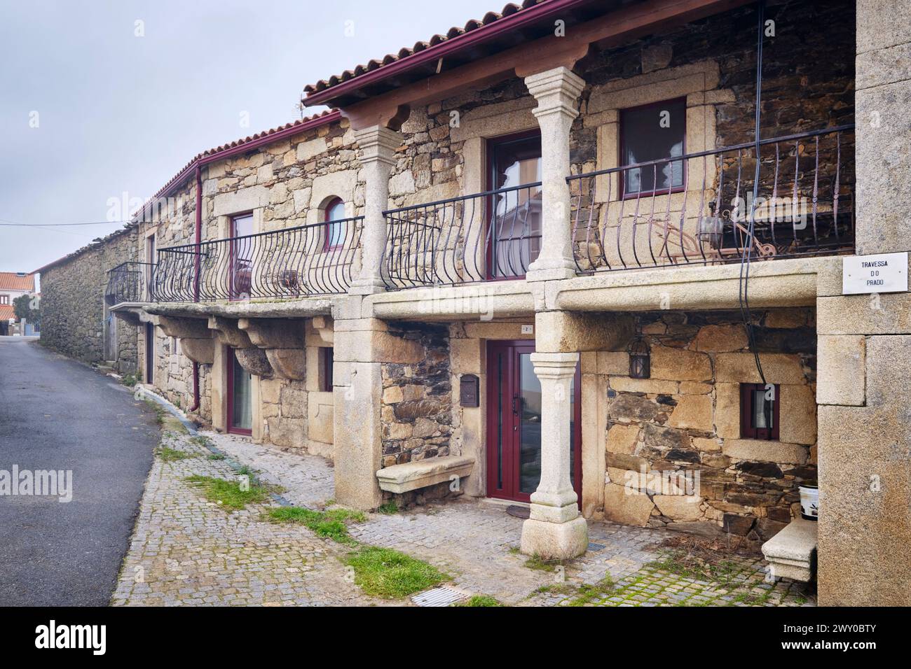 Traditional house. Ifanes, Miranda do Douro. Trás-os-Montes, Portugal Stock Photo