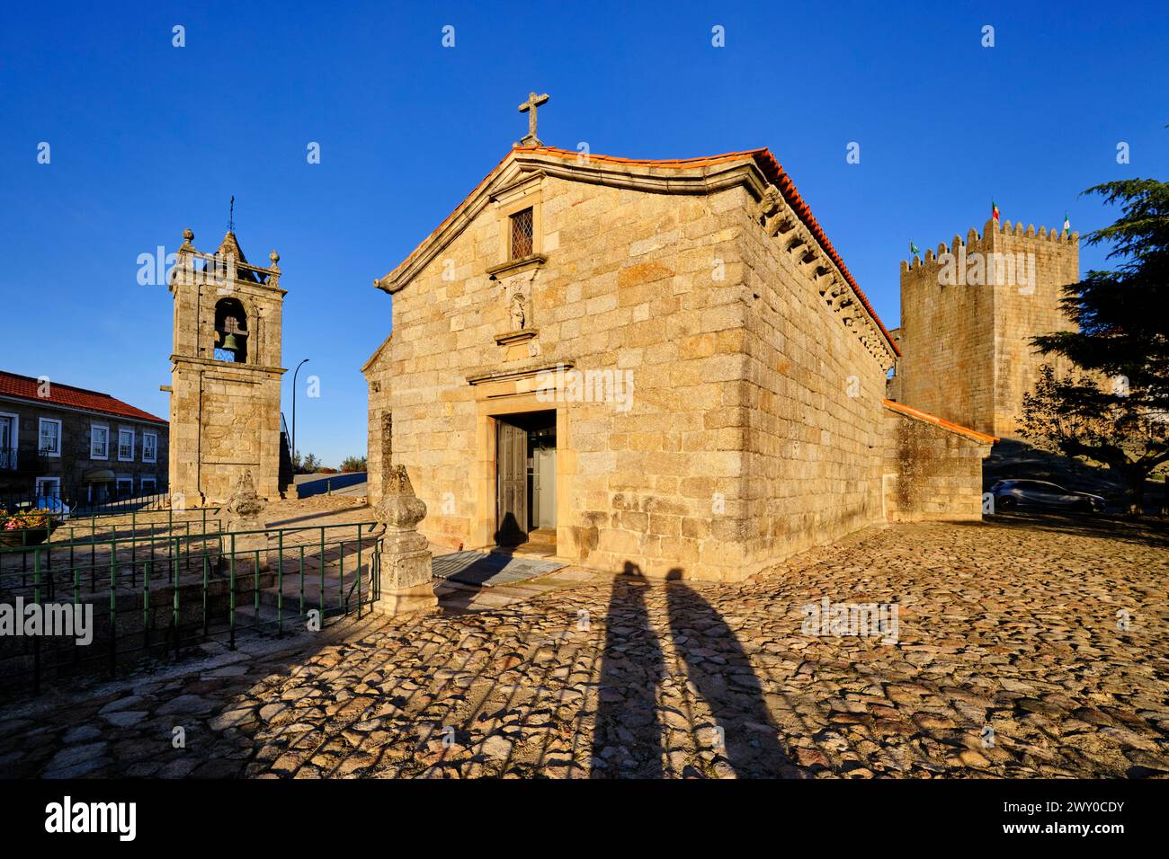 The Chapel (Capela) dos Cabrais was built in Belmonte, their land, in 1433 by Pedro Álvares Cabral’s parents. Pedro Álvares Cabral was the discoverer Stock Photo