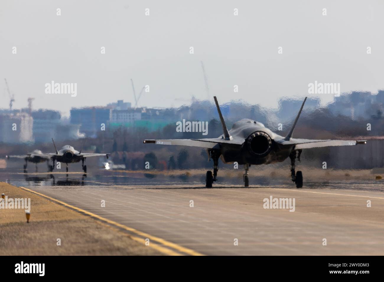 U.S. Marine Corps F-35B Lightning II aircraft with Marine Fighter Attack Squadron 121, Marine Aircraft Group (MAG) 12, 1st Marine Aircraft Wing Stock Photo