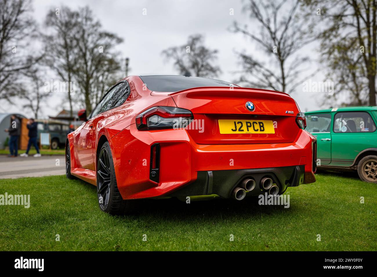 2023 BMW M2, on display at the Motorsport assembly held at the Bicester Heritage Centre on the 31st March 2024. Stock Photo
