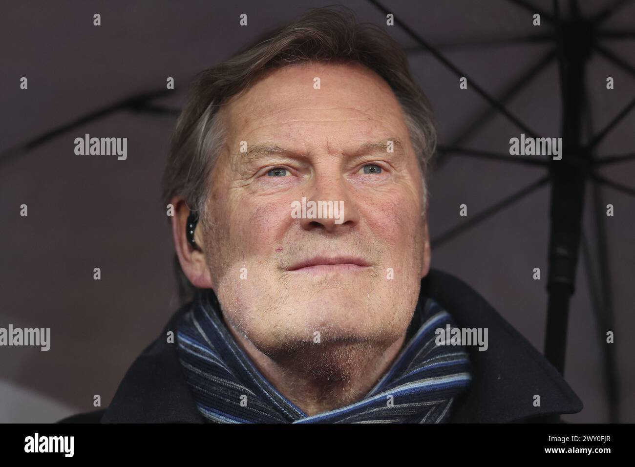 London, UK. 2nd Apr, 2024. Glenn Hoddle while presenting for TNT Sports during the Premier League match at the London Stadium, London. Picture credit should read: Paul Terry/Sportimage Credit: Sportimage Ltd/Alamy Live News Stock Photo