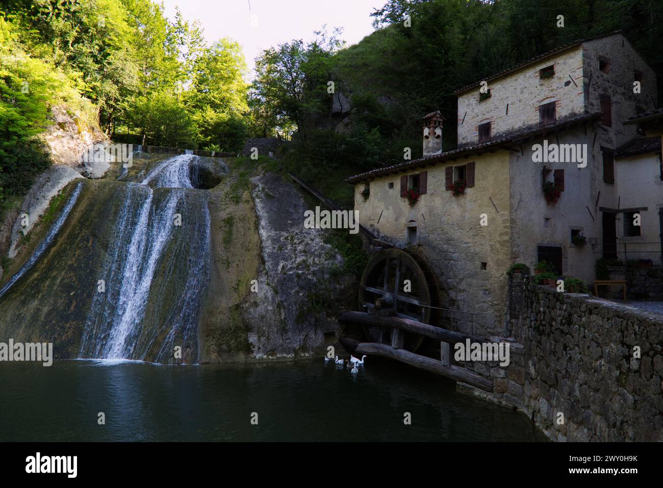 Molinetto della Croda in the Lierza valley, Veneto, Italy Stock Photo