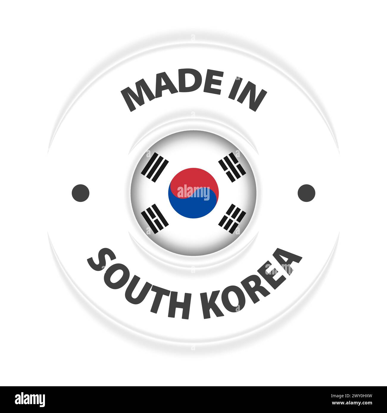 Made in south korea label hi-res stock photography and images - Alamy