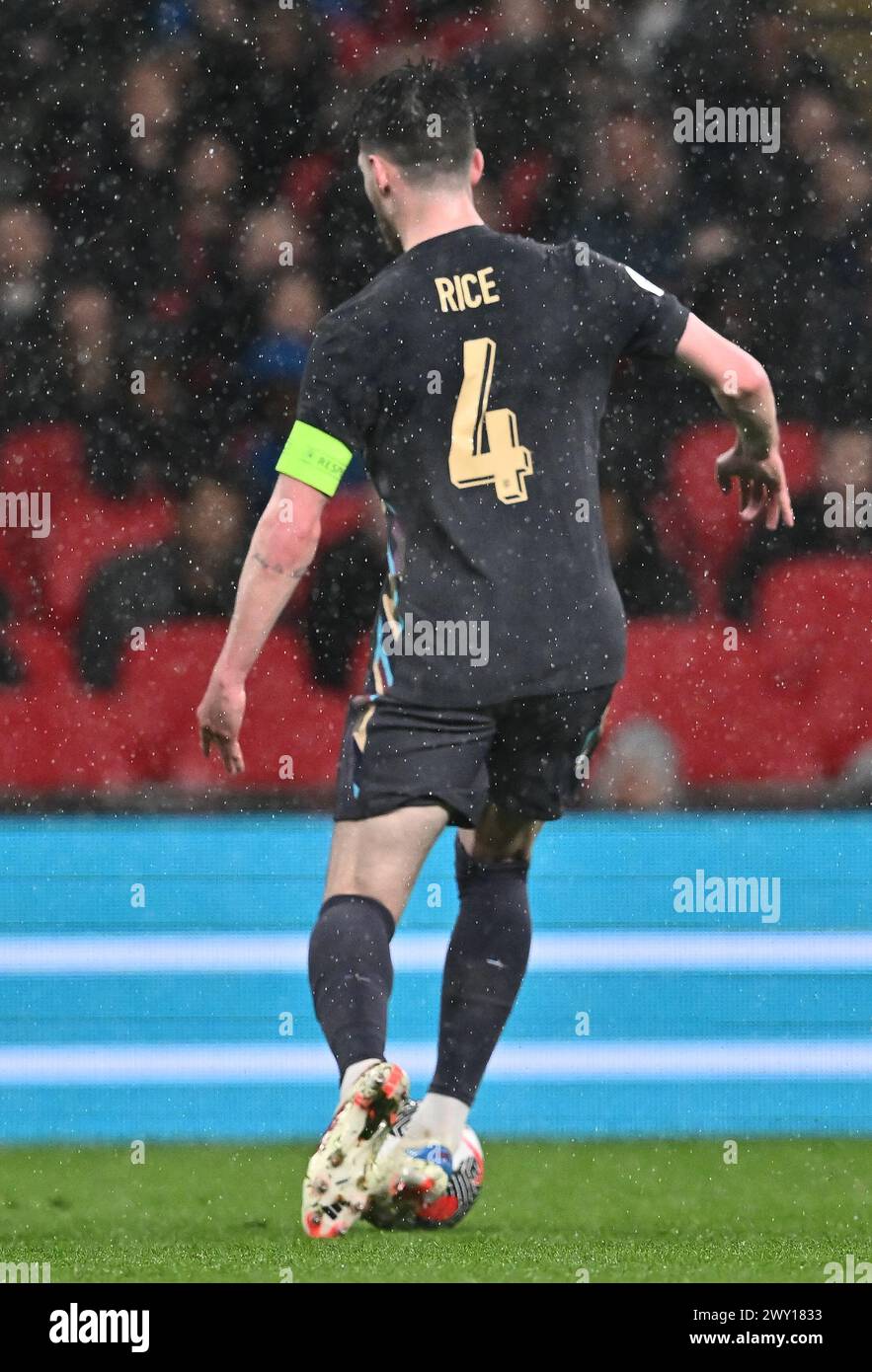 LONDON, ENGLAND - MARCH 26: Declan Rice during the international ...