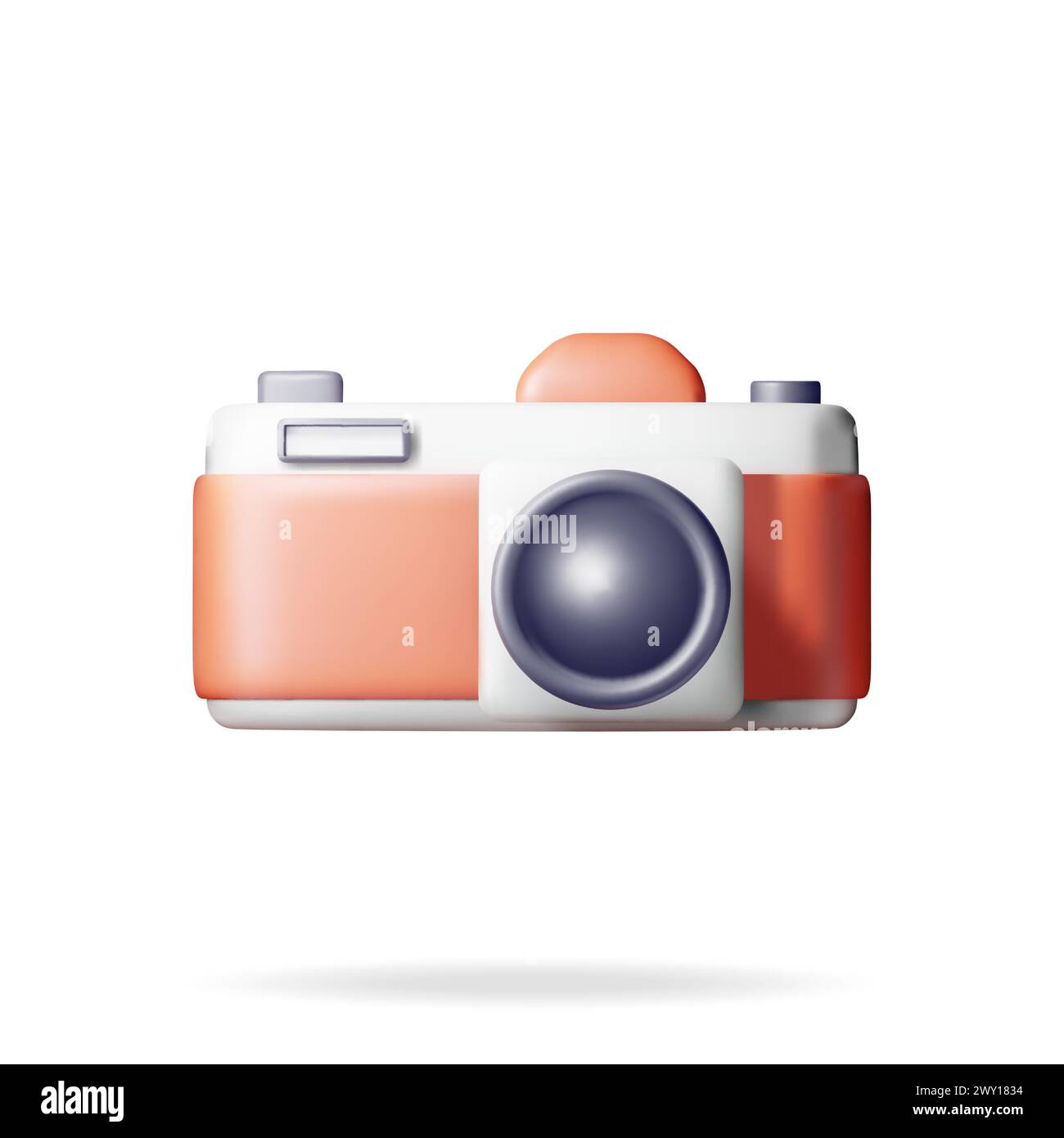 3d Vintage Camera Isolated on White Stock Vector Image & Art - Alamy