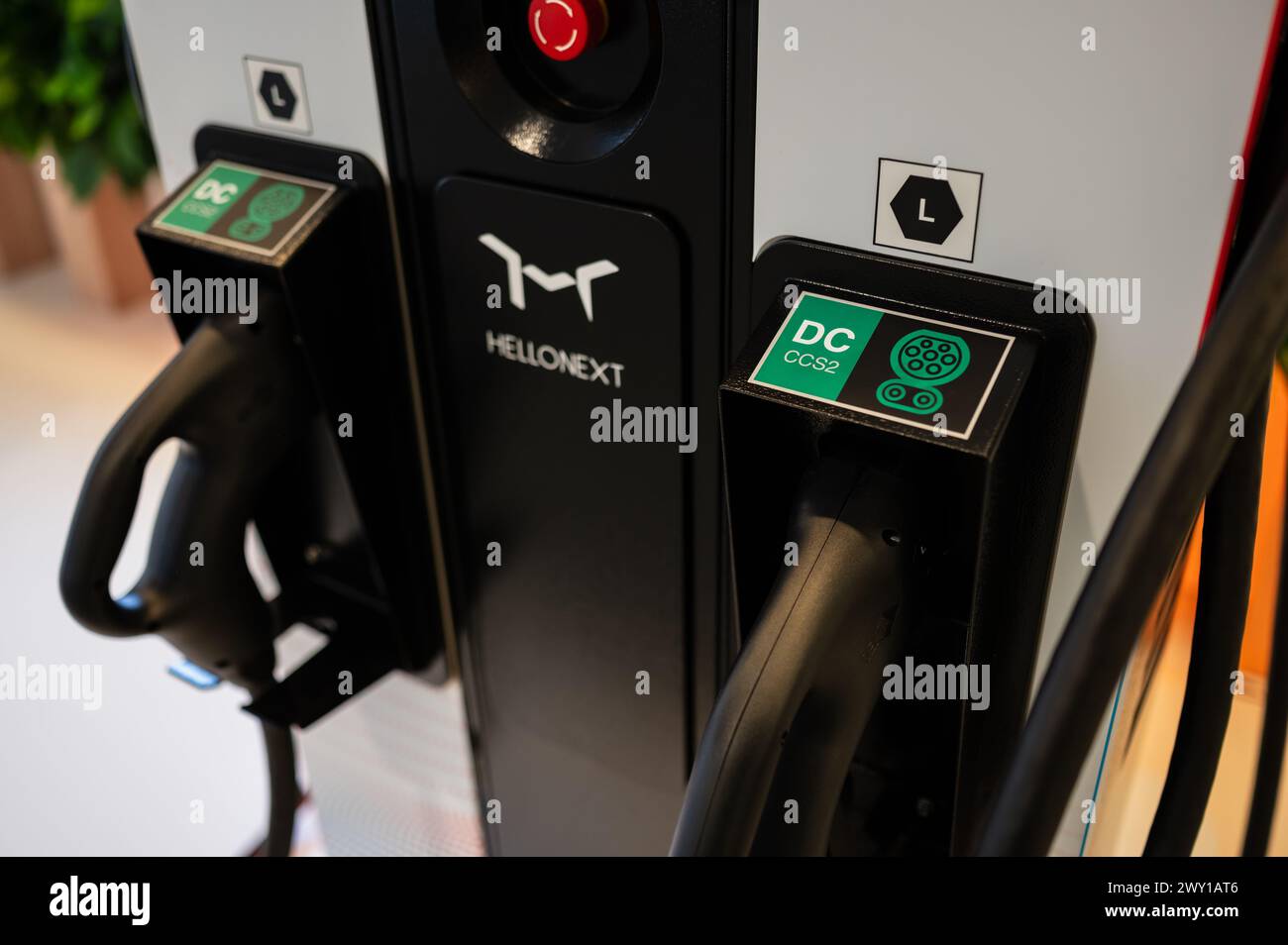 Galp Electric Charging Station. Mobility City Technology Museum in Zaha