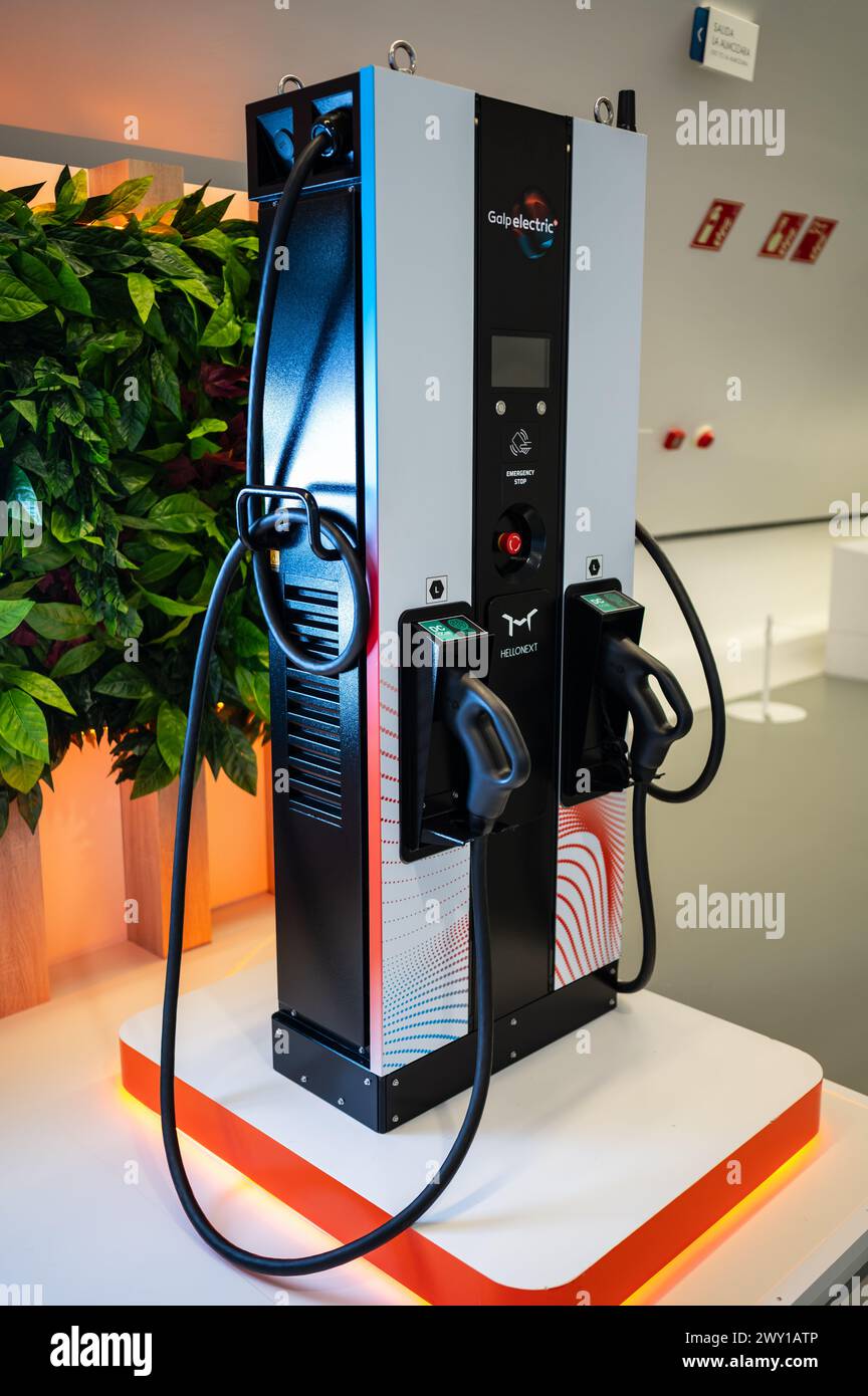 Galp Electric Charging Station. Mobility City Technology Museum in Zaha