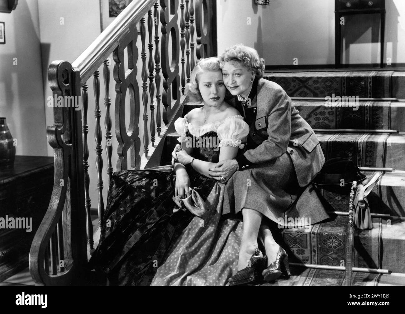 Du bist die Rose vom Wörthersee, deutscher Spielfilm von 1952, Regie: Hubert Marischka, Szene: Waltraud Haas und Grethe Weiser Stock Photo
