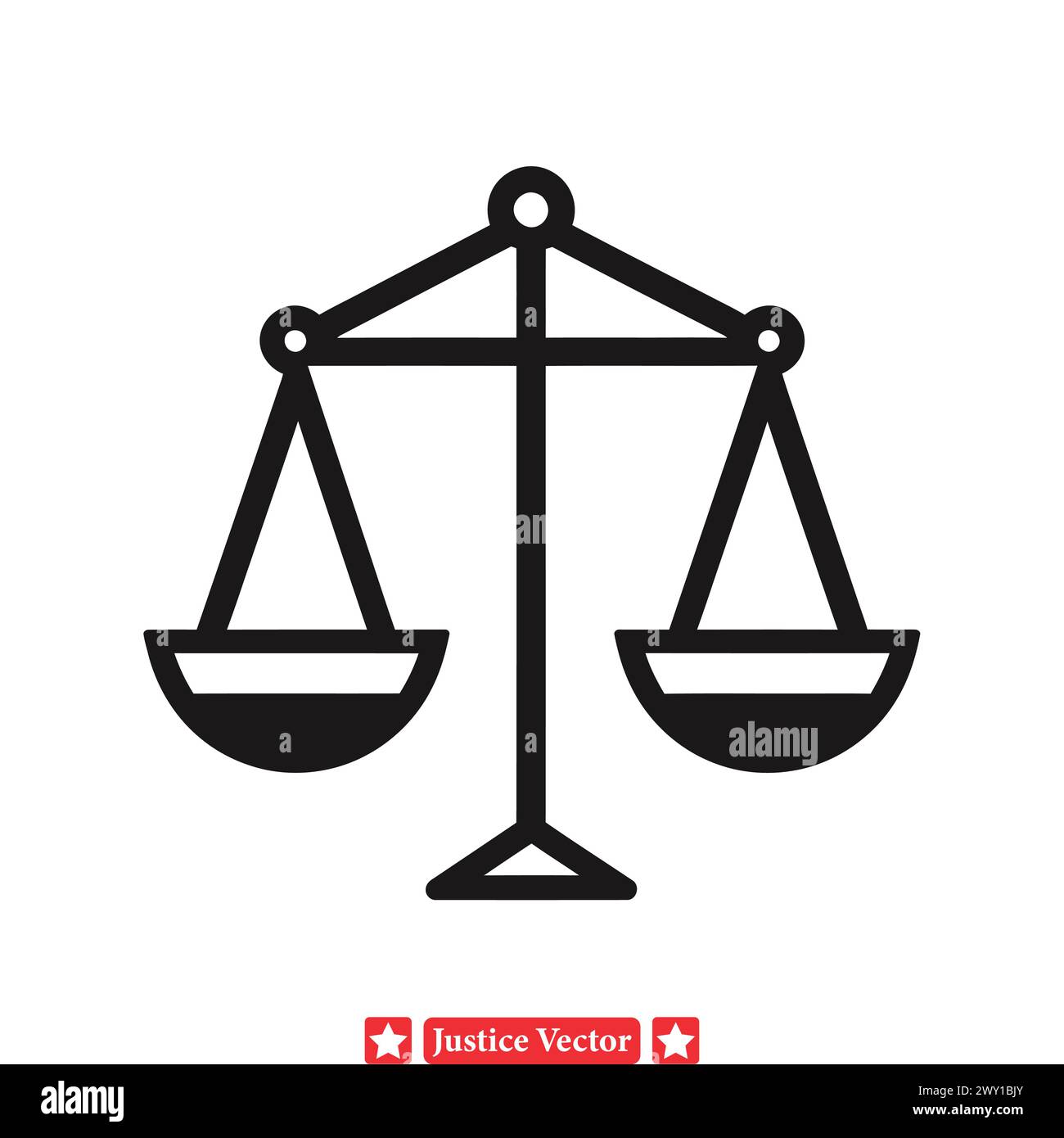 Justice Scales Stock Vector Images Alamy