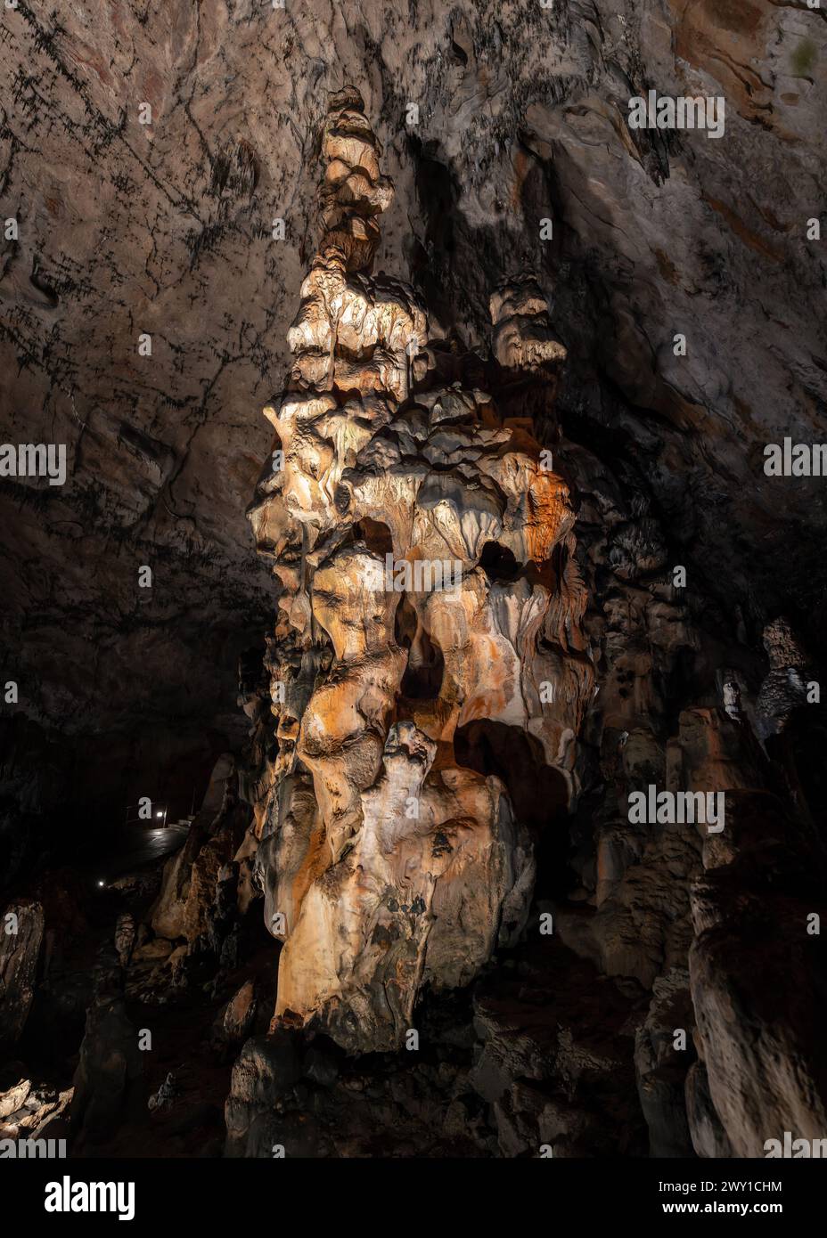 03.30.24. Aggtelek, Hungary. The baradla cave is an  ancient amazing dripstone cave in Aggtelek national park, East Hungary near by Slovakian border. Stock Photo