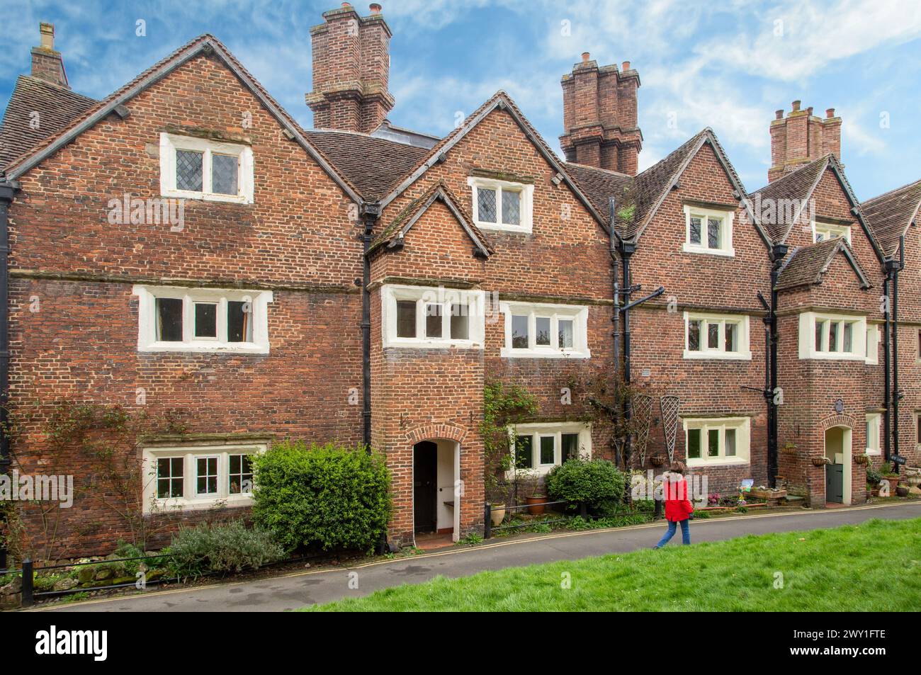 The old grammar school house in St Leonards close in the shropshire