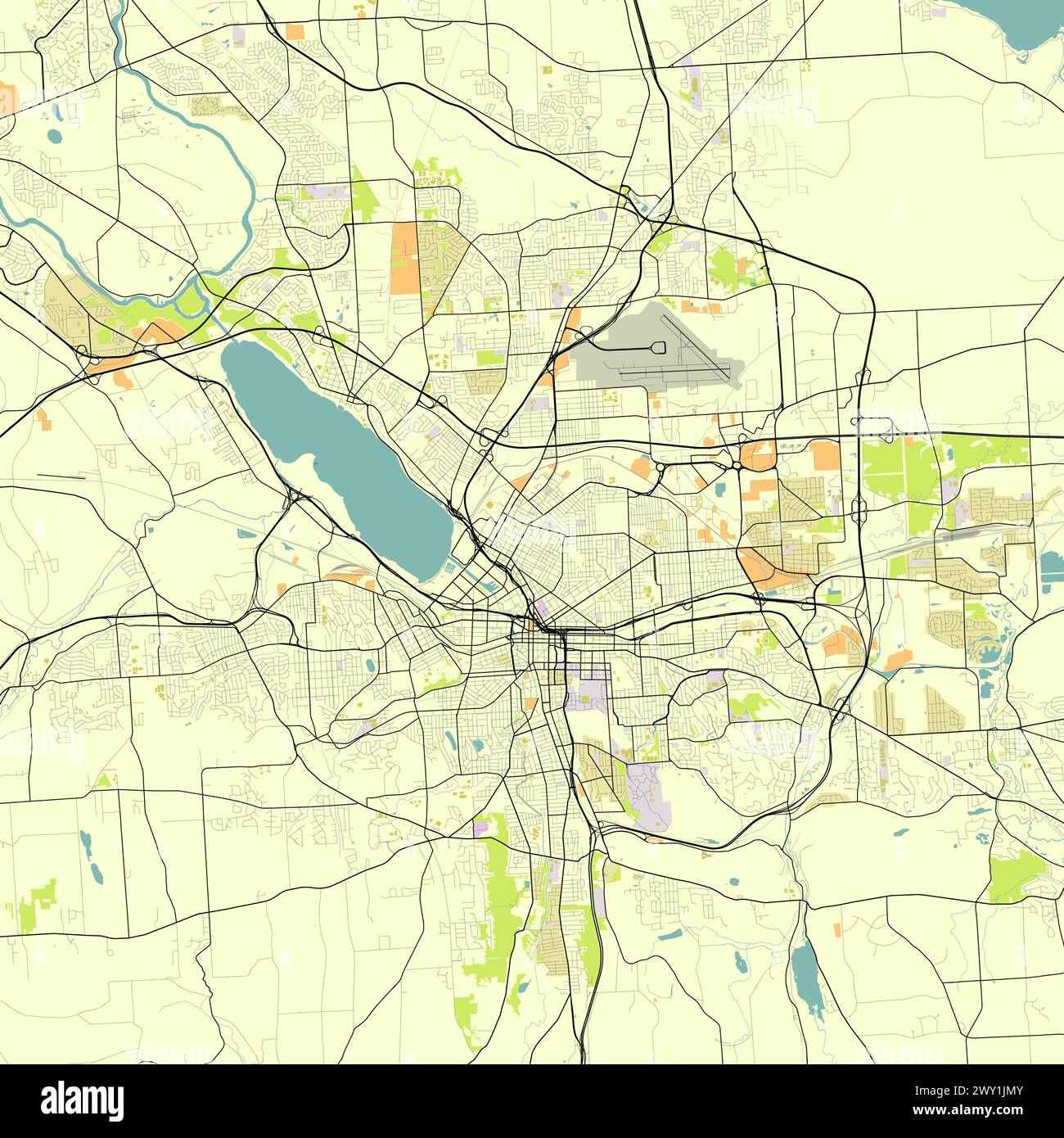 City map of Syracuse New York USA - City Map Of Syracuse New York Usa 2WY1JMY