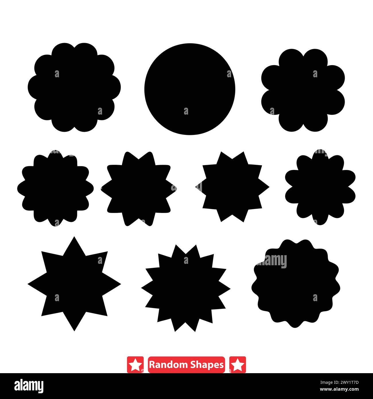 Elegant Polyhedral Patterns Sophisticated Vector Silhouettes for