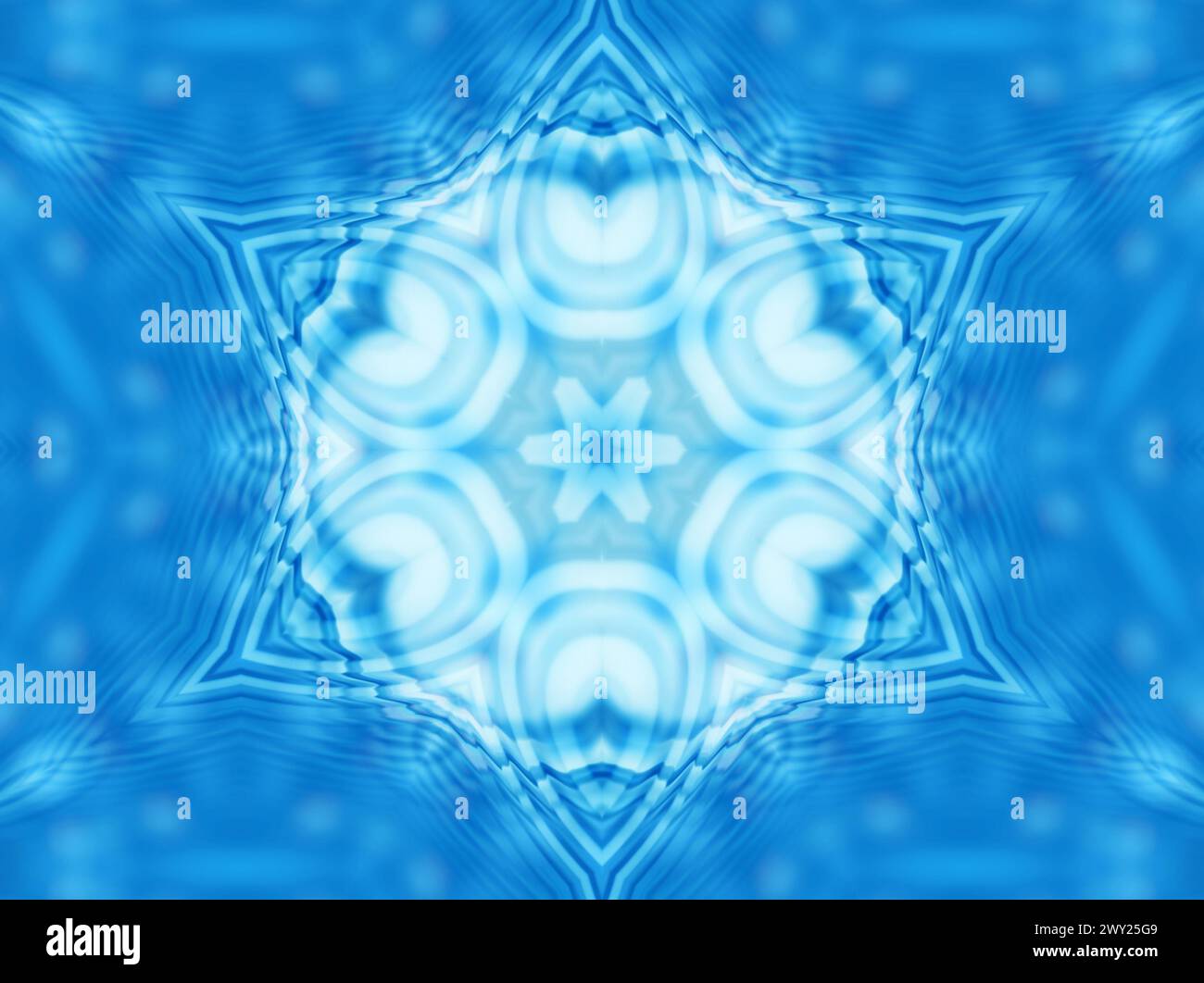 Blue abstract background with concentric pattern Stock Photo - Alamy