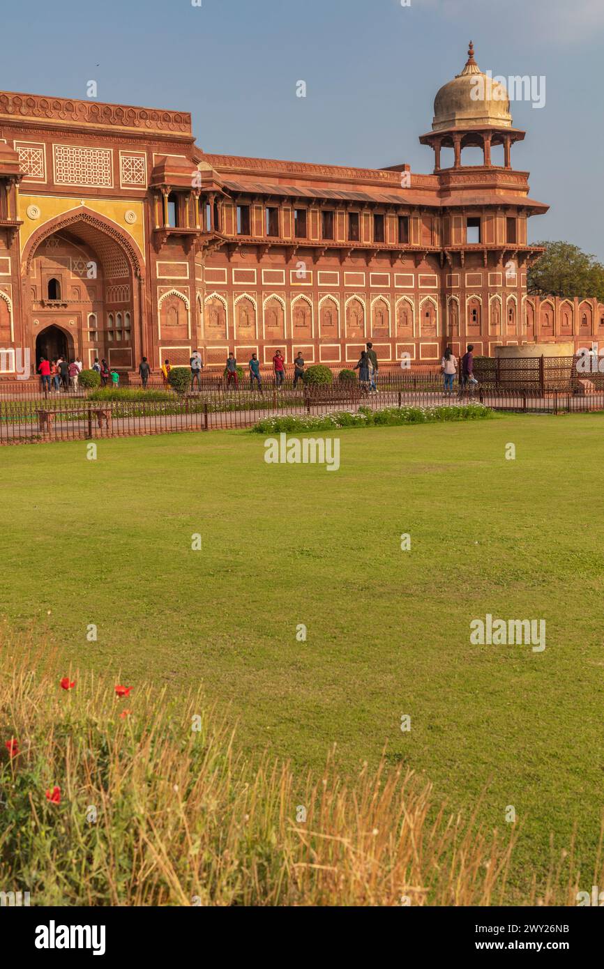 Jahangir Palace, Agra Fort, Agra, Uttar Pradesh, India Stock Photo