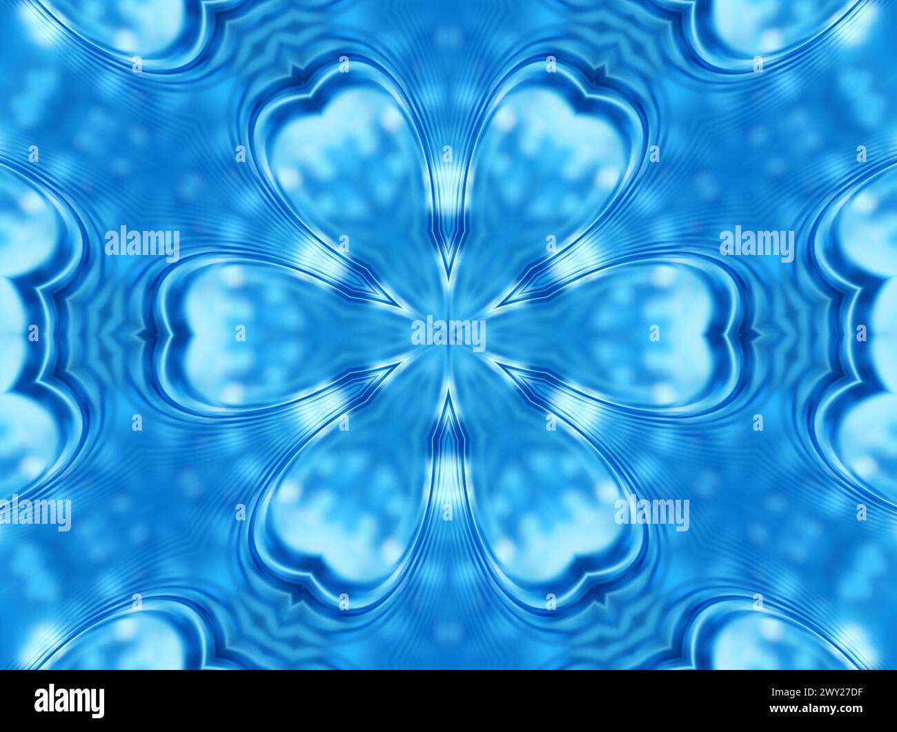 Blue abstract background with concentric pattern Stock Photo - Alamy