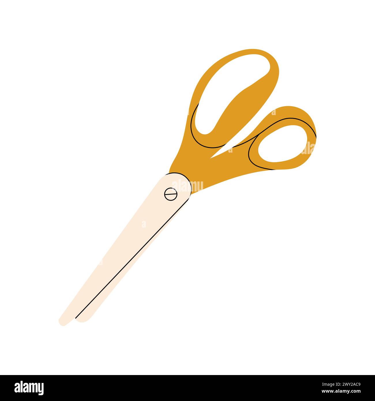 Cartoon scissors with metal blades Stock Vector Image & Art - Alamy
