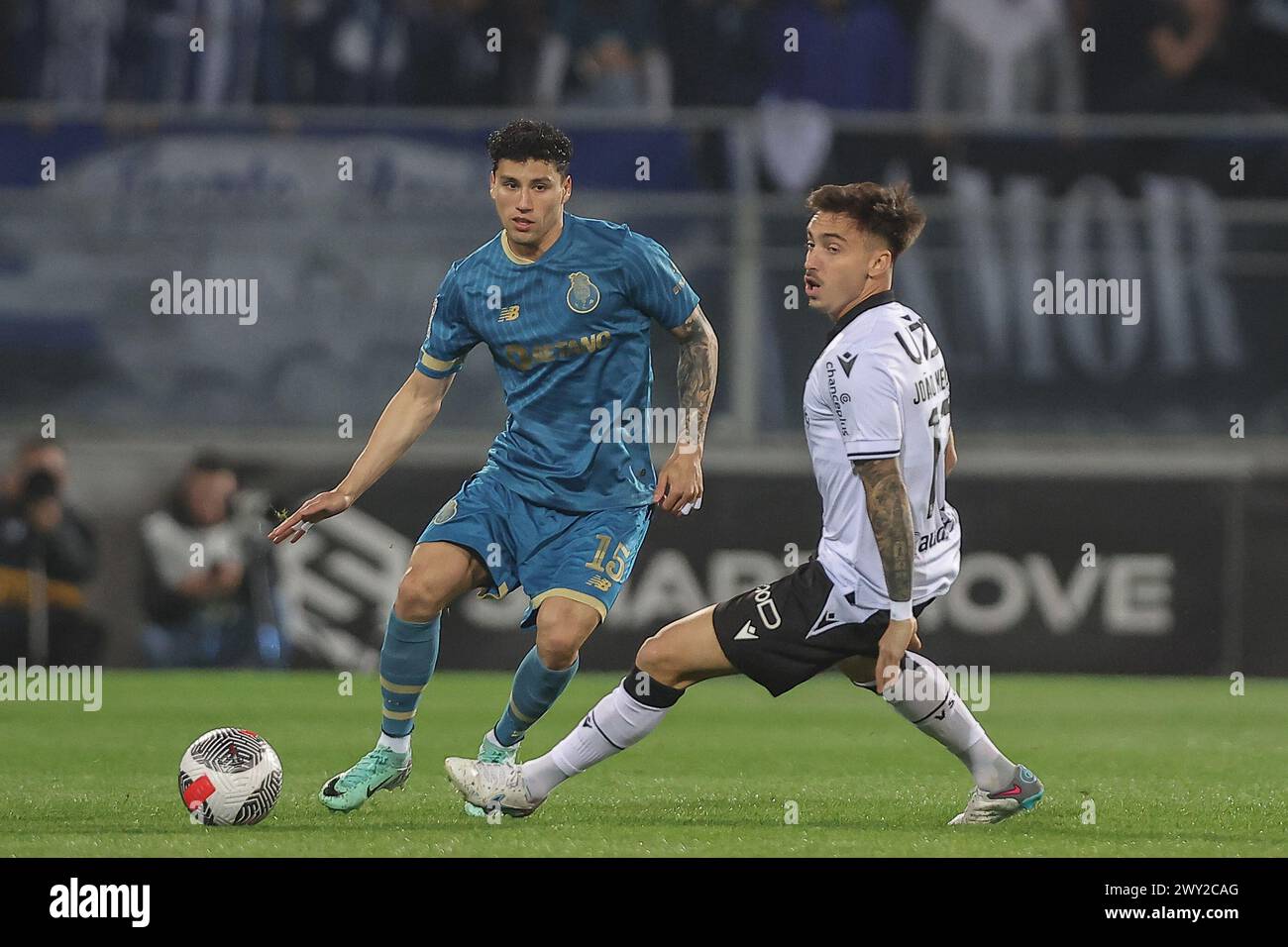 Guimarães, 04/03/2024 - Vitória Sport Clube hosted Futebol Clube do Porto this evening at the D. Afonso Henriques Stadium in the first leg of the semi-finals of the Portuguese Cup 2023/2024. Jorgie; João Mendes (Miguel Pereira/Global Imagens) Credit: Atlantico Press/Alamy Live News Stock Photo