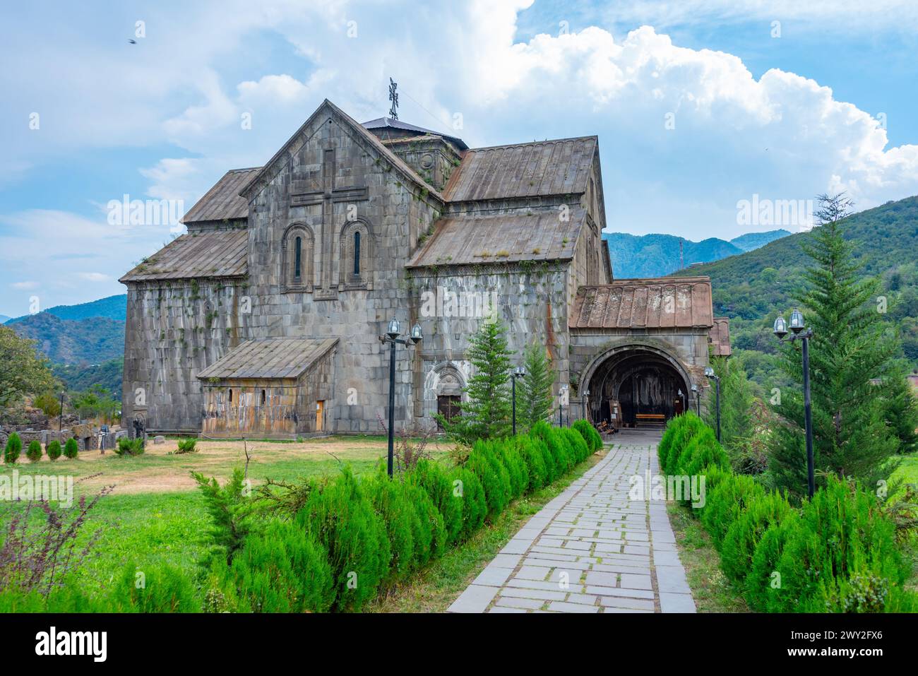 Akhtala Monastery Fortress in Armenia Stock Photo - Alamy
