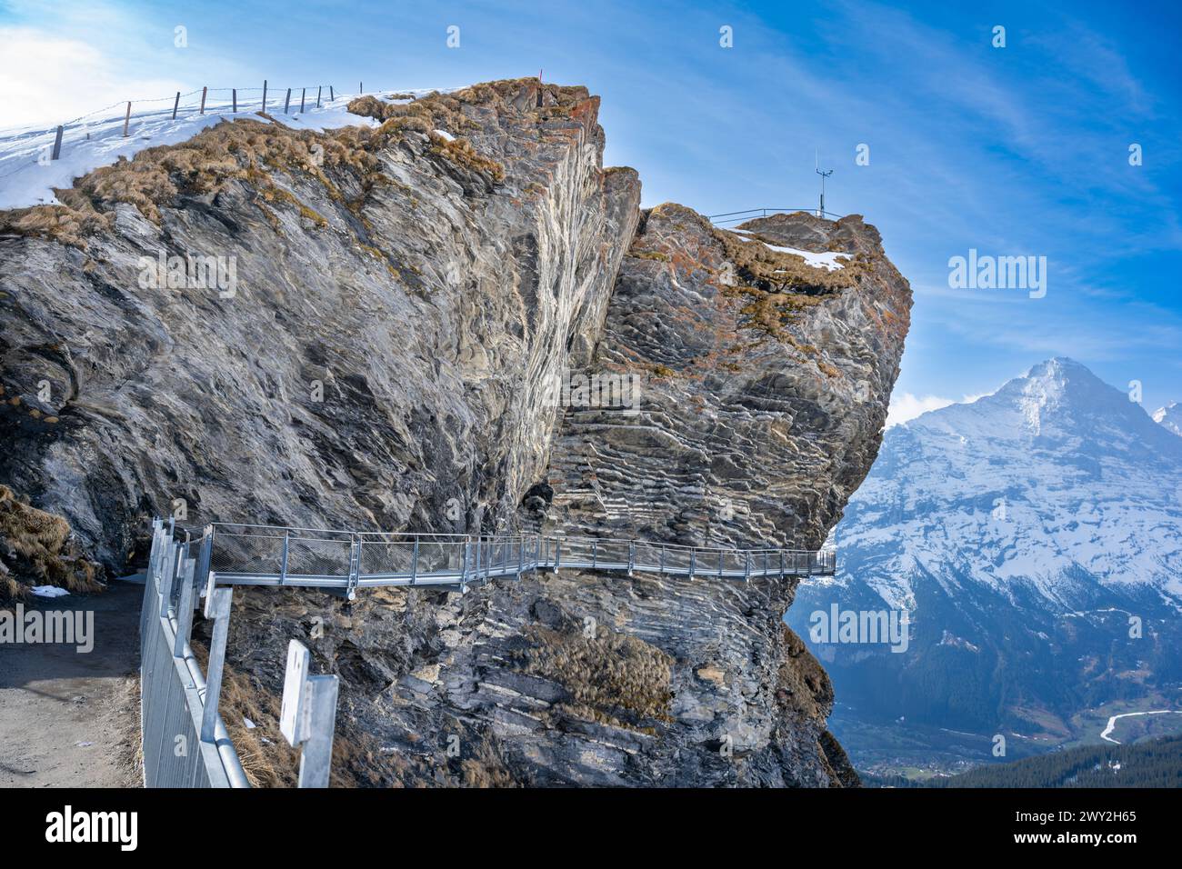 Grindelwald First Switzerland First Cliff Walk Viewing Platform On The 