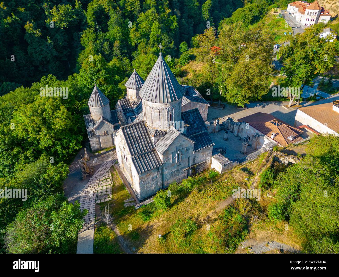 Sunny day at Haghartsin Monastery Complex in Armenia Stock Photo - Alamy