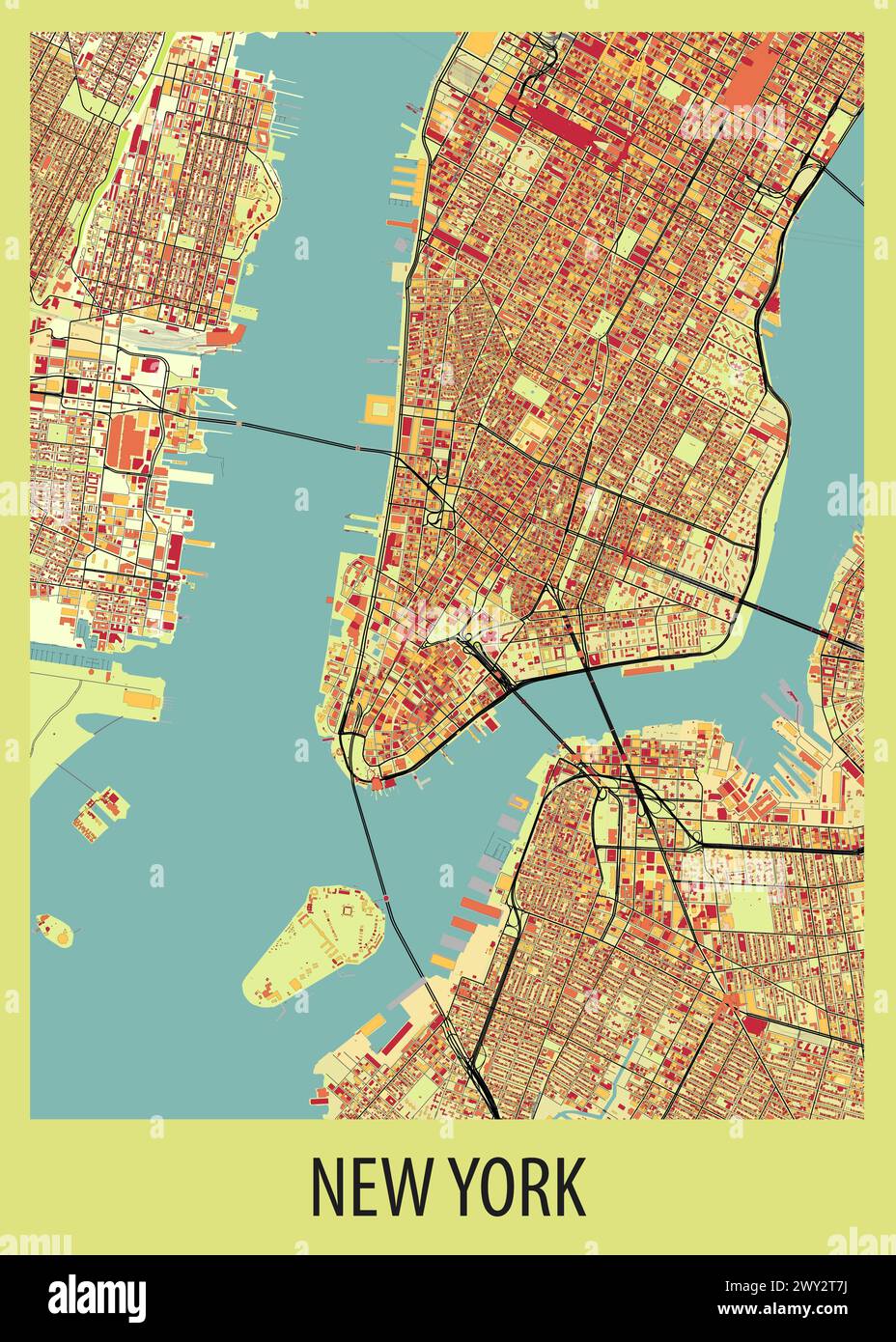 New york city metropolitan area map hires stock photography and images Alamy