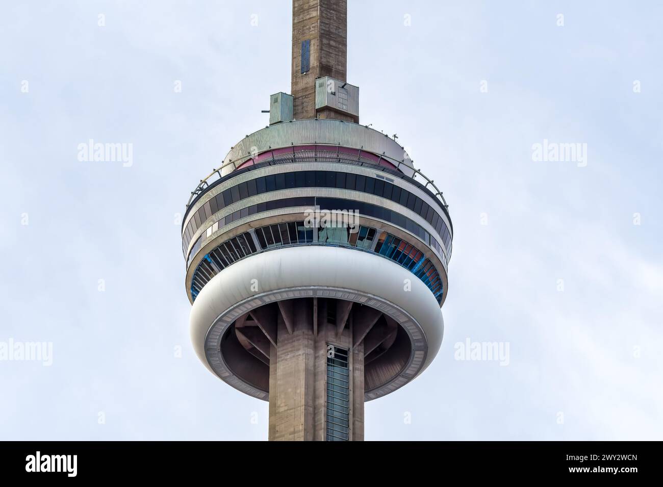 CN Tower or Canadian National Tower, Toronto, Canada Stock Photo