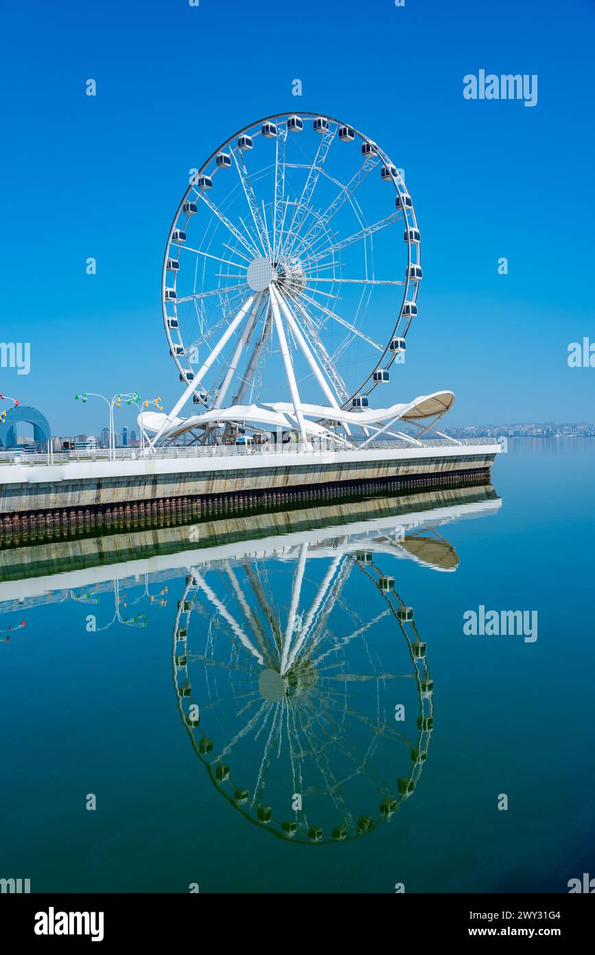 Baku Eye viewed during a sunny day, Azerbaijan Stock Photo