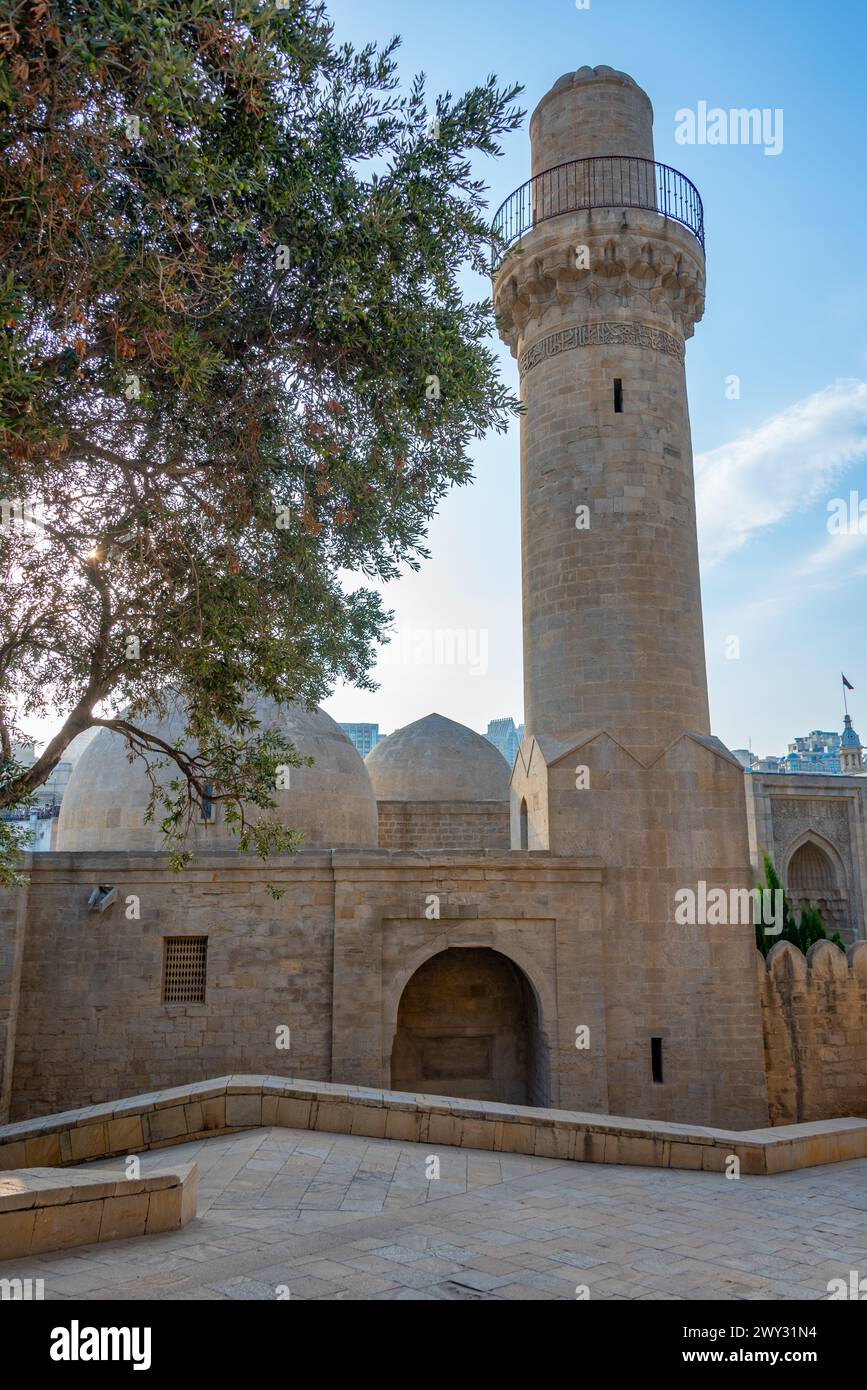 Courtyard of the Palace of the Shirvanshahs in Baku, Azerbaijan Stock Photo