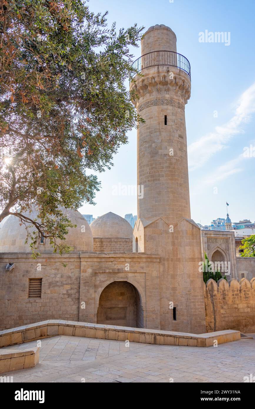 Courtyard of the Palace of the Shirvanshahs in Baku, Azerbaijan Stock Photo