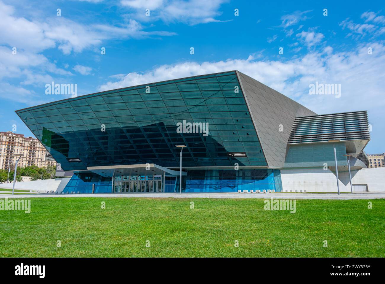 Baku Congress Centre in Azerbaijan Stock Photo