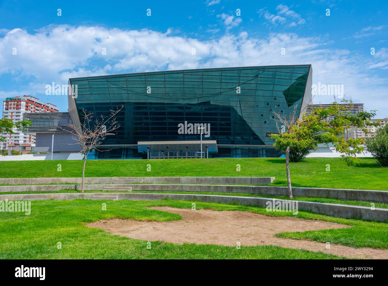 Baku Congress Centre in Azerbaijan Stock Photo