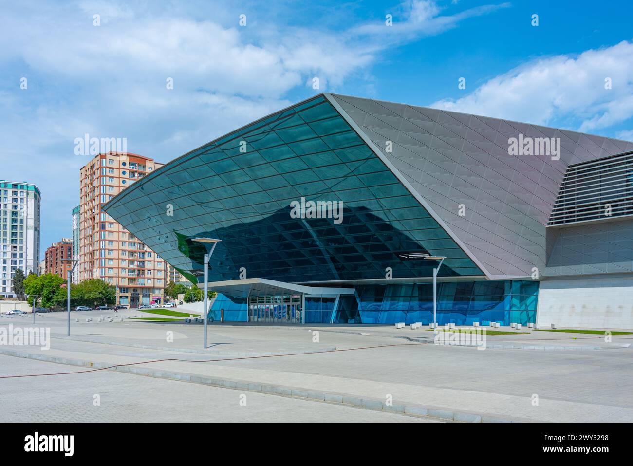 Baku Congress Centre in Azerbaijan Stock Photo