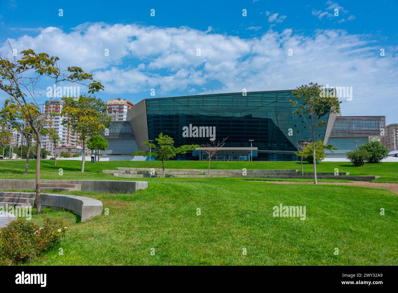 Baku Congress Centre in Azerbaijan Stock Photo