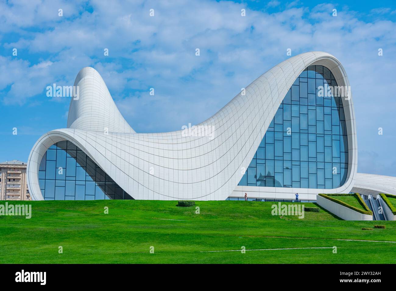 Heydar Aliyev Centre in Baku, Azerbaijan Stock Photo