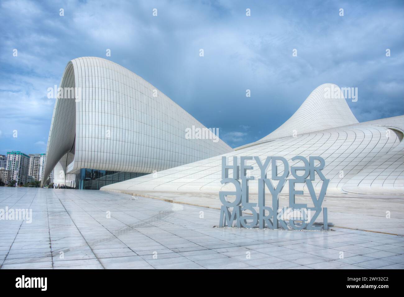 Heydar Aliyev Centre in Baku, Azerbaijan Stock Photo
