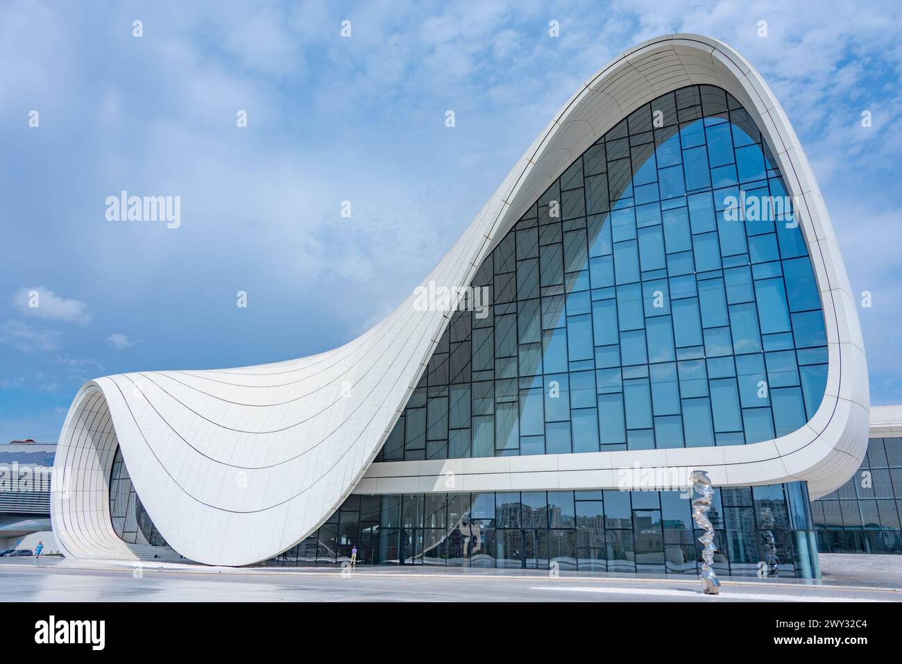Heydar Aliyev Centre in Baku, Azerbaijan Stock Photo