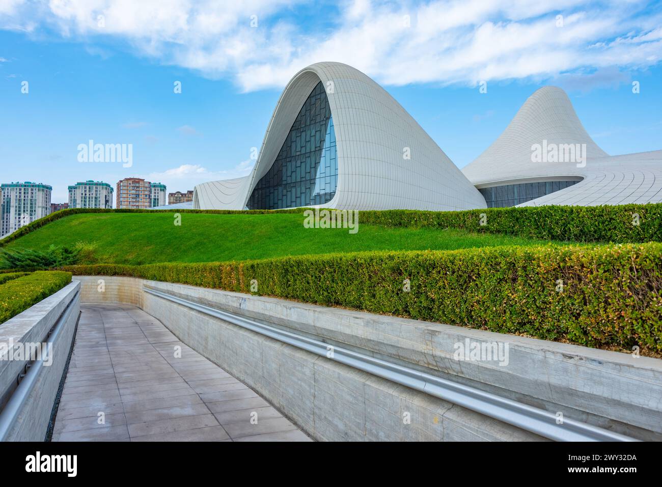 Heydar Aliyev Centre in Baku, Azerbaijan Stock Photo