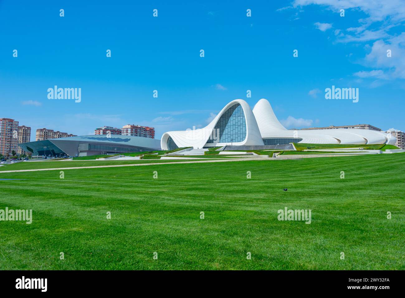 Heydar Aliyev Centre in Baku, Azerbaijan Stock Photo