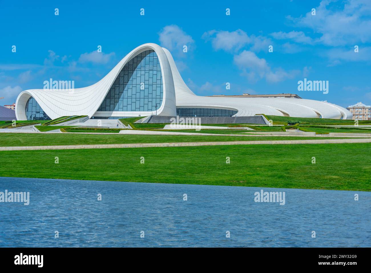 Heydar Aliyev Centre in Baku, Azerbaijan Stock Photo