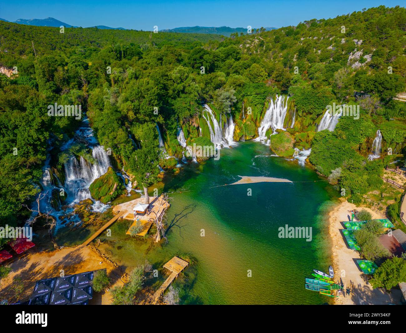 kravice-waterfalls-panorama-bosnia-hi-res-stock-photography-and-images