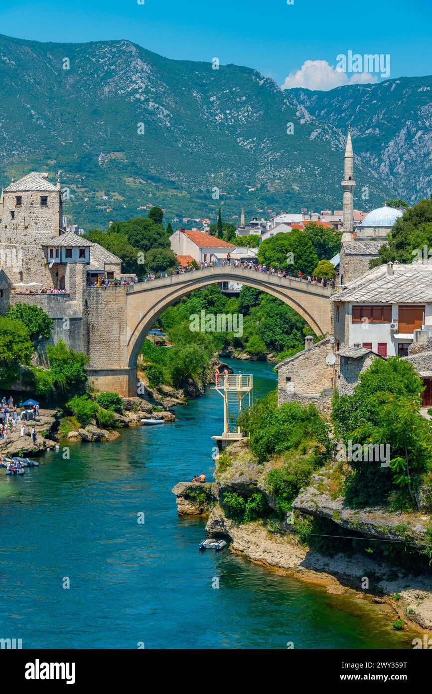 Old Mostar bridge in Bosnia and Herzegovina Stock Photo - Alamy