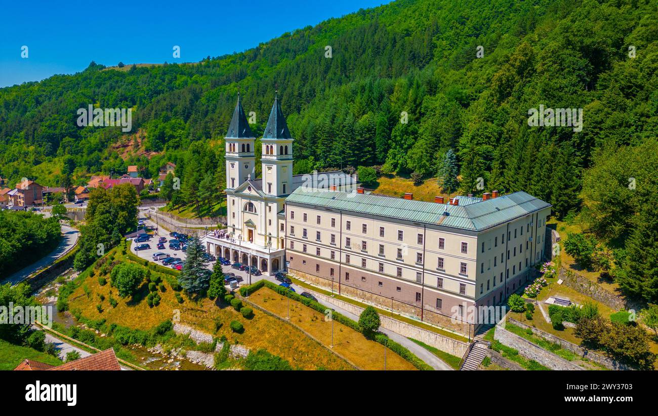 Franciscan Monastery Kraljeva Sutjeska in Bosnia and Herzegovina Stock